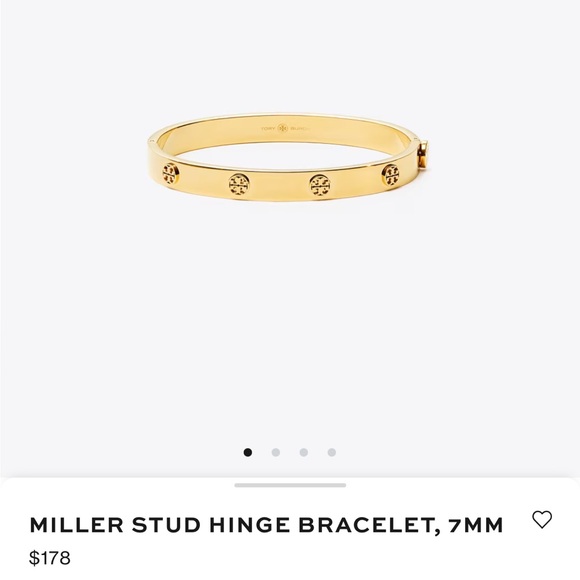 Tory Burch Jewelry - Tory Burch Gold Stud Hinge Bracelet